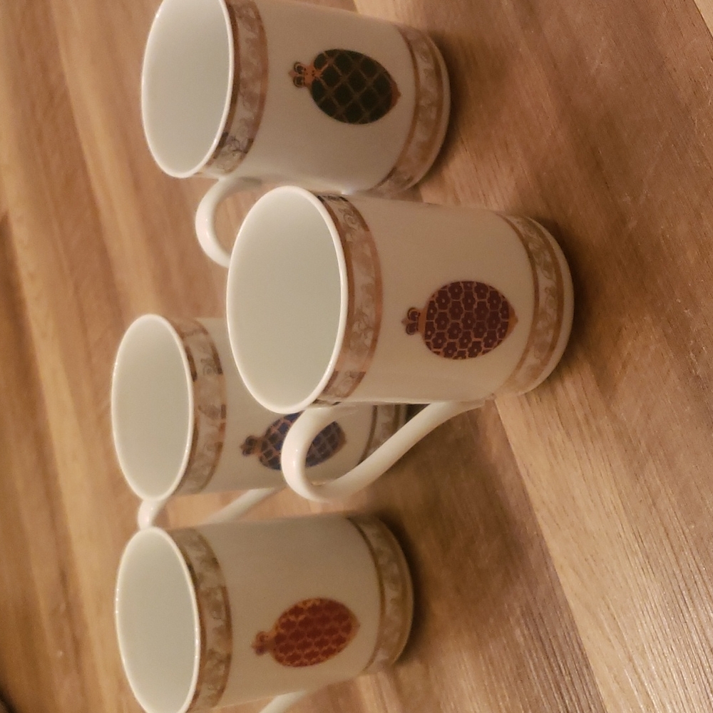 Formalities Imperial Egg Collwction by baum bros. Mug Set 4 - Picture 1 of 7
